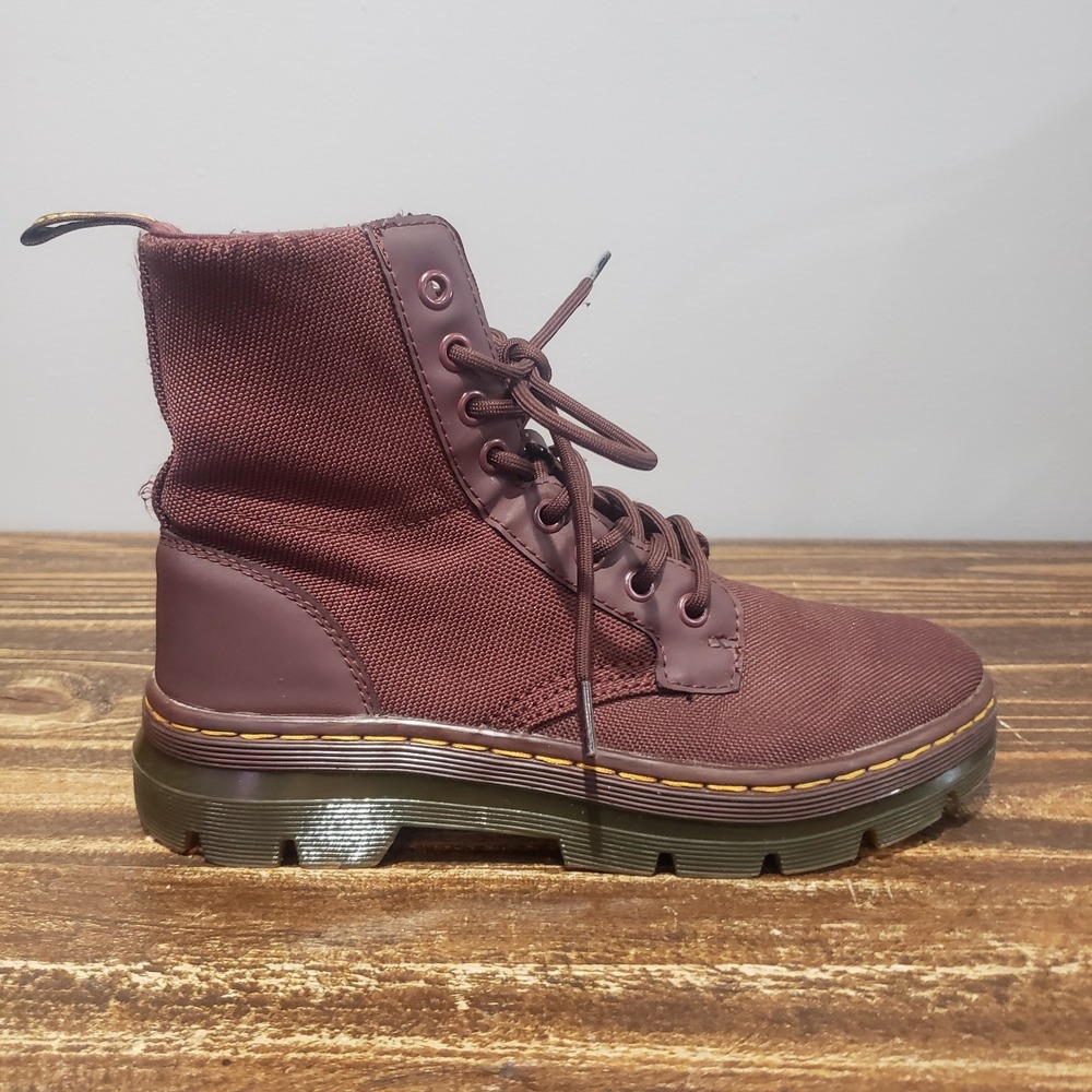 Dr. Martens Women's Size 7 Burgundy Combs Boots
